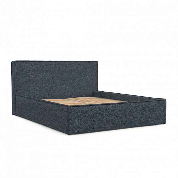 AltaBeds ČALOUNĚNÁ POSTEL SATO 140/200 cm Tmavě modrá