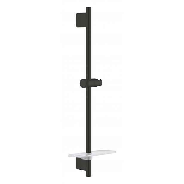 Grohe Rainshower SmartActive - Sprchová tyč s poličkou, 60 cm, matná černá 266022430