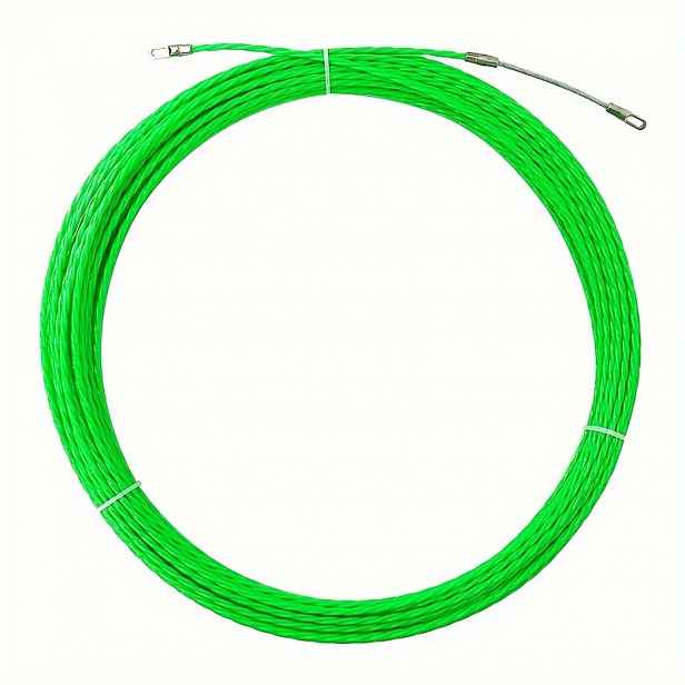 TEMU 4mm Snadné Tahání Kabelů: 10-30m Zelená Rybí Páska, Elektrický Tahák Kabelů, Tahák Drátů, Upevňovač Rybí Pásky