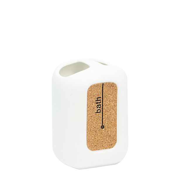 BISK - Pohár na zubní kartáčky CORSA, keramika, výška 11,8cm