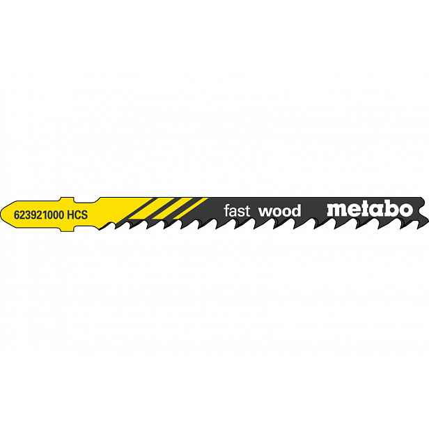 Metabo - Sada pilových plátků na dřevo 5-6 TPI , délka 74 mm, 5 ks 623921000