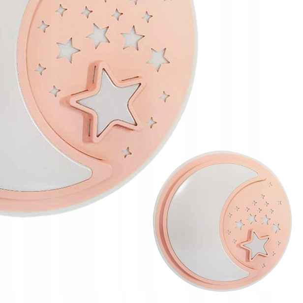 Milagro Stropní Svítidlo Notte růžový 40W 2800lm Cct stmívatelný Dálkový Ovladač Ø48cm