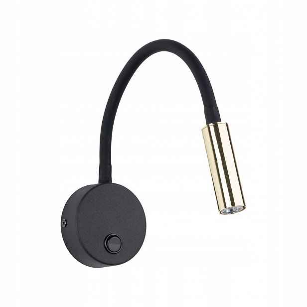 Nástěnné svítidlo na výložníku G9 1x6W Kov Pohyblivý spínač Černá Tk Lighting