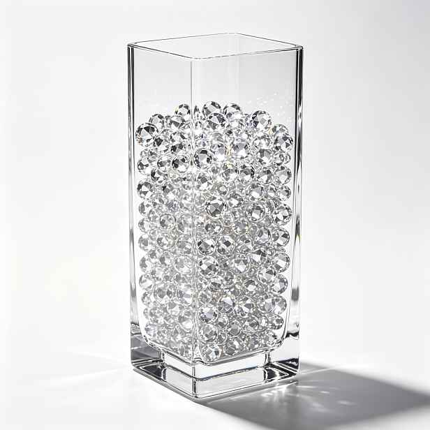 TEMU 470 ks velkých falešných diamantů, čiré falešné diamanty jako výplň do váz, akrylové křišťálové drahokamy pro svatební stolní dekorace, 20/14/8
