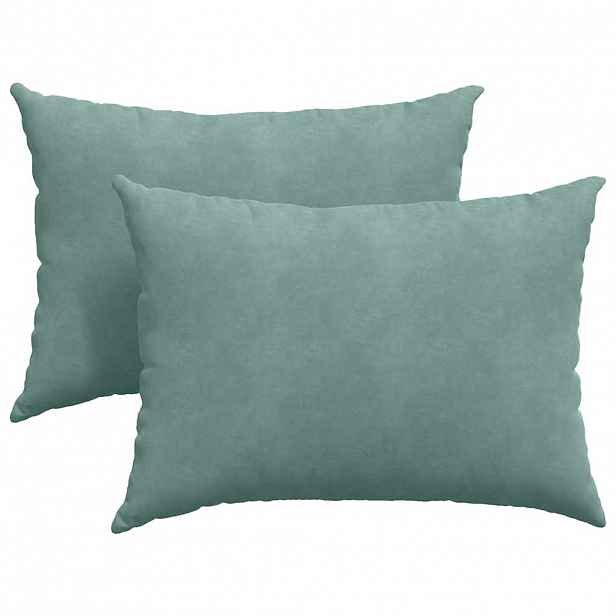 vidaXL Pohovkové polštáře 2 pcs Mořská zelená 70 x 50 cm
