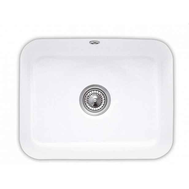 Villeroy & Boch Cisterna 60C - Keramický dřez 55x44 cm, CeramicPlus, Snow White 670601KG