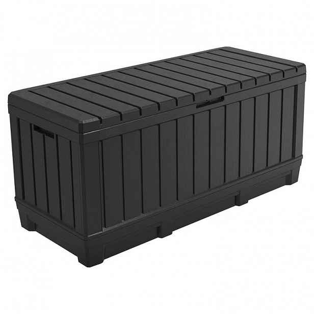 Zahradní úložný box KENTWOOD 350 l, grafitová