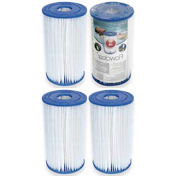 4 X Filtr Bestway IV Intex B Filtrační vložka Filtrační čerpadla Bazén 58095