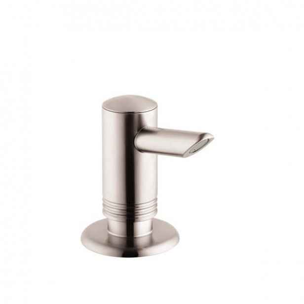 Dávkovač mýdla Hansgrohe nerez 40418800