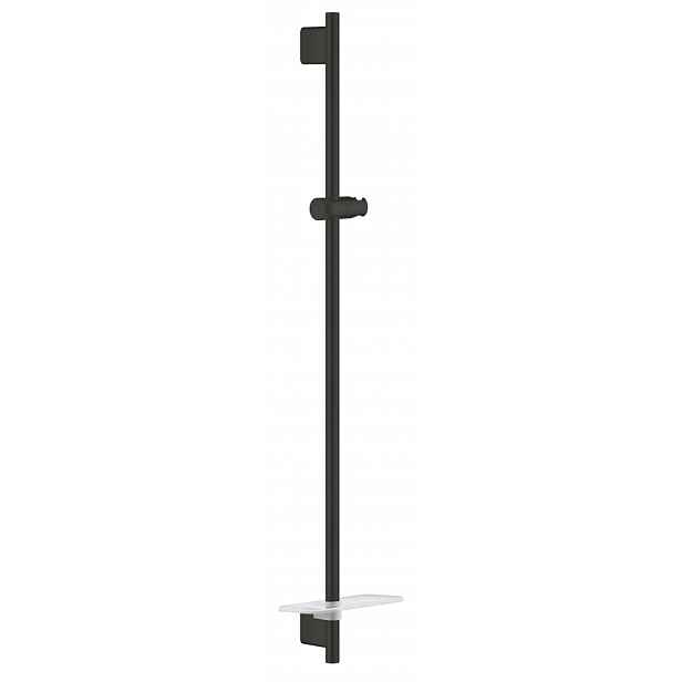 Grohe Rainshower SmartActive - Sprchová tyč s poličkou, 90 cm, matná černá 266032430