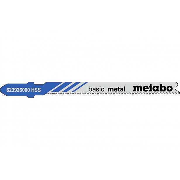 Metabo - Sada pilových plátků na kov 17-23 TPI, délka 66 mm, 5 ks 623926000