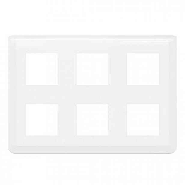 Rámeček 2x3x2 modulární horizontální bílý Legrand Mosaic 078832L