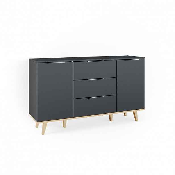 Vicco KREDENC Nautica Antracit 138 x 82 cm
