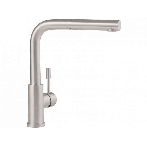 Villeroy & Boch Steel Shower - Dřezová baterie s výsuvnou koncovkou, nerez 969701LC