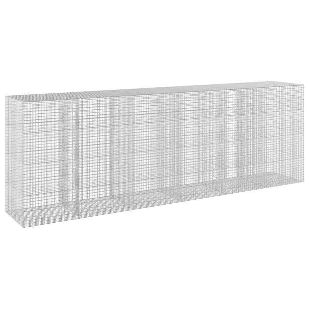 vidaXL Gabion s drátem 5 mm a síťkou 5x5 cm 600x100x200 cm