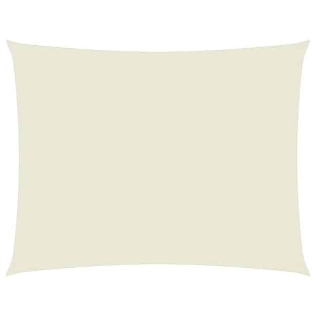 vidaXL Stínící plachta oxfordská látka obdélníková 2,5x3,5 m krémová