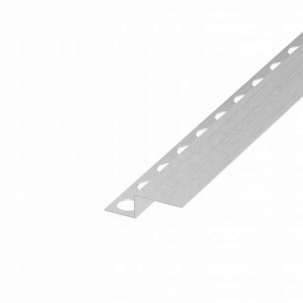 Čelní Sprchová Lišta Stříbrná Brushed 130 cm