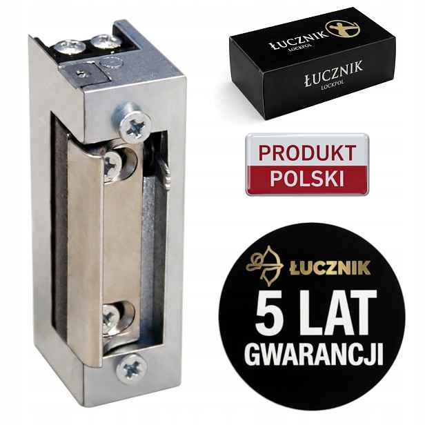 Elektromagnetický zámek Łucznik 12-24 24-48 Symetrické vstupní blokování