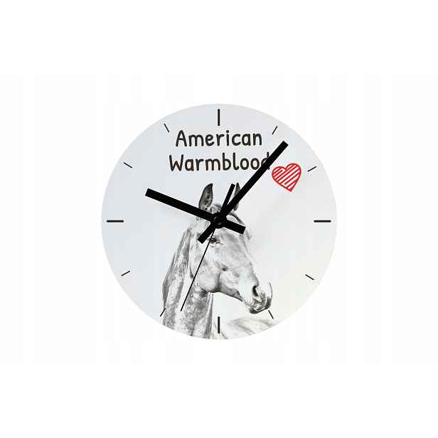 Kůň Warmblood americký s závěsným a stojícím koněm, personalizace