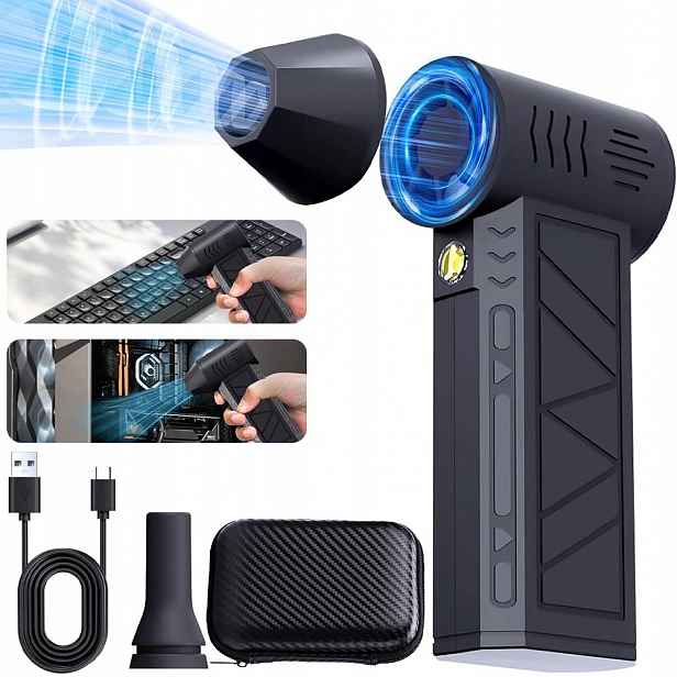 Mini Foukač Vícenásobné Použití 4 Rychlosti 130000RPM Nabíjecí Proti Prachu