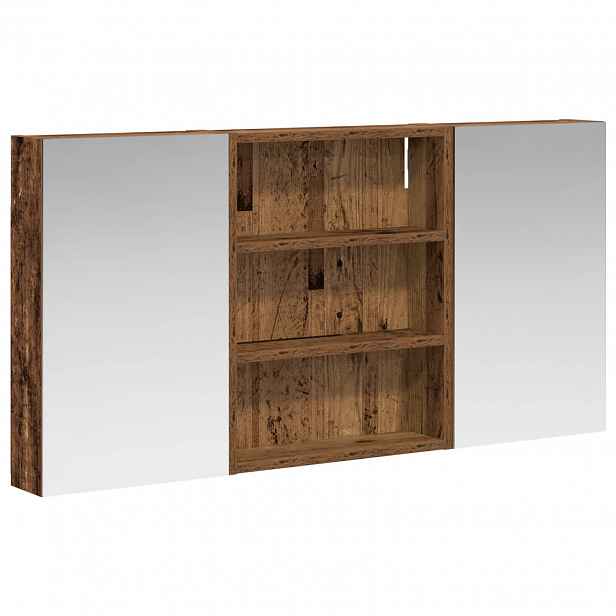 vidaXL Sada koupelnových skříněk 3 ks 100 x 10,5 x 50 cm