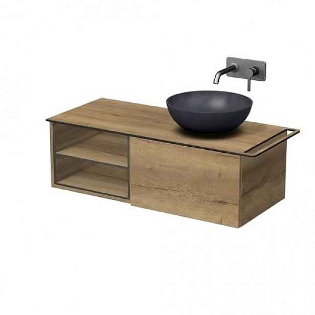 Koupelnová skříňka Naturel Oxo 110x50 cm dub Halifax mat OXO110P601ZKDPOUT