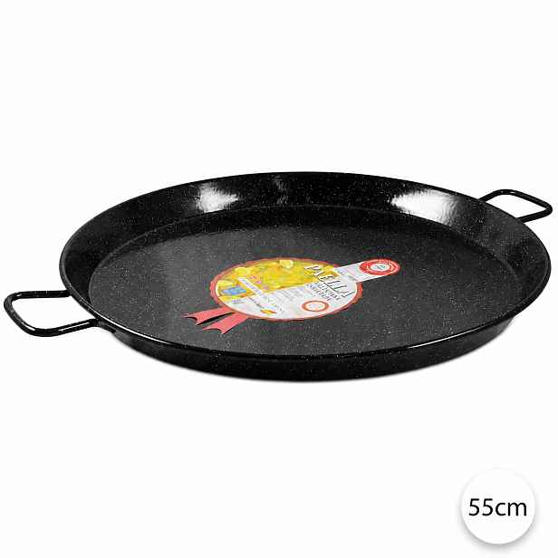 Smaltovaná paella pánev 55cm, Garcima 13394