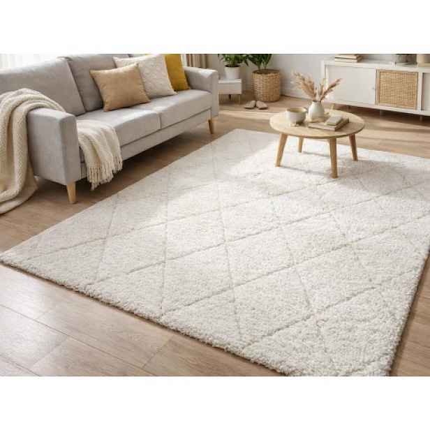 Koberec Ideal Shaggy 160x230 cm, diamant krémový