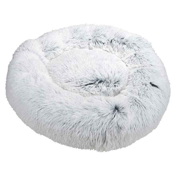 Bílý pelíšek pro psa ø 95 cm Fluffy Heather – Love Story
