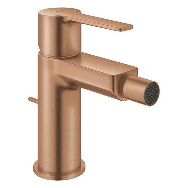 Grohe Lineare New - Bidetová baterie s výpustí, kartáčovaný Warm Sunset 33848DL1