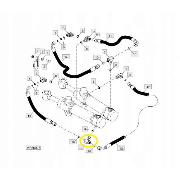 Kloub 110TLB John Deer 38H1017