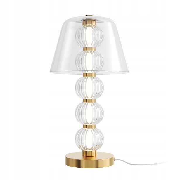Maytoni Amulet stolní lampa Art Deco Led 10W 3000K zlatá