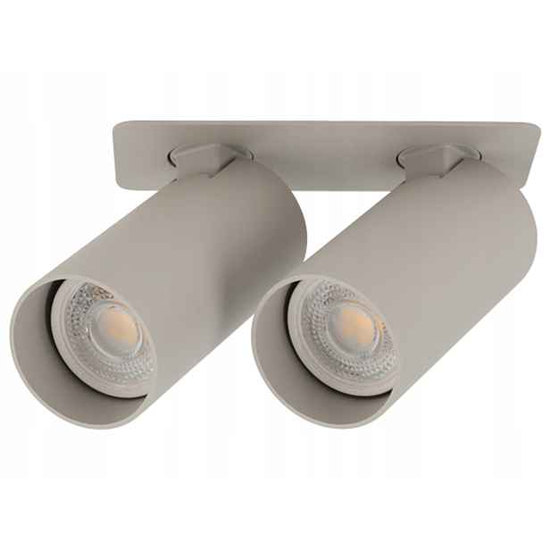 Podomítková lampa Spot Fourty Surface šedá 2xGU10 Elegantní Šatníky