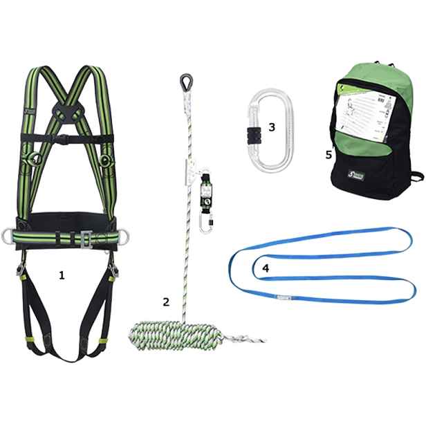 Souprava na šikmé střechy Kratos Safety FA8010401