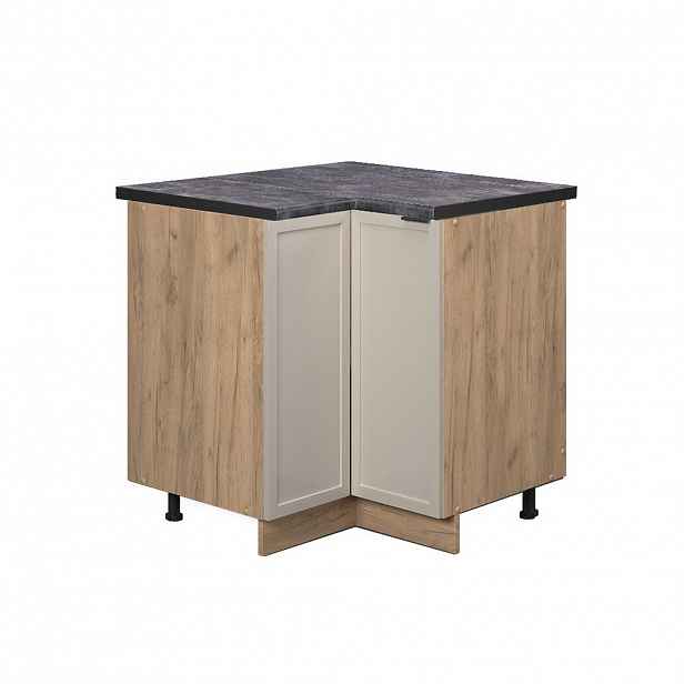 Vicco ROHOVÁ SKŘÍŇKA Fame-Line GreyBeige 80.5 cm , PD Antracit