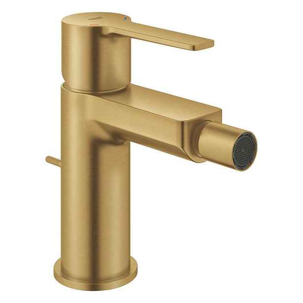 Grohe Lineare New - Bidetová baterie s výpustí, kartáčovaný Cool Sunrise 33848GN1