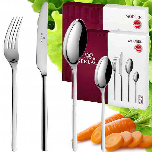Sada 48 Příborů Lesk 12 Osob Sada Příborů Krabička Gerlach Modern