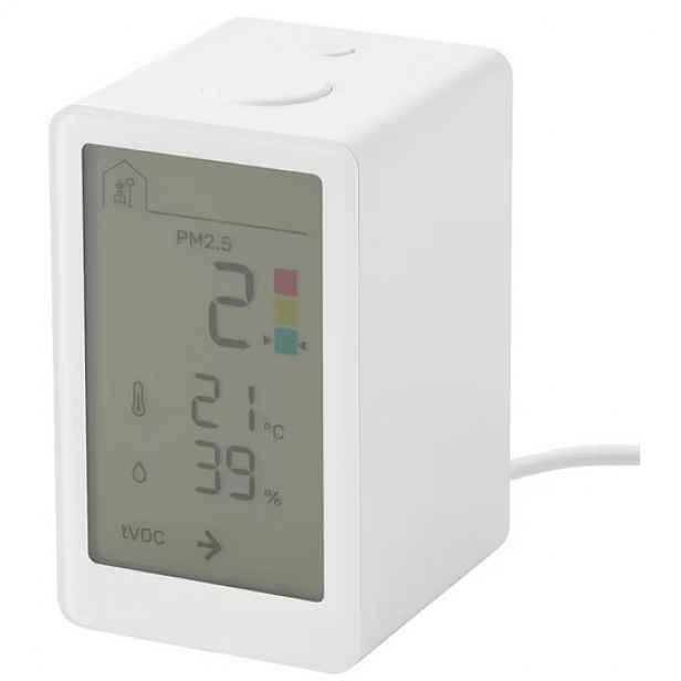 Snímač kvality vzduchu a vlhkosti Teploměr Vlhkoměr Smart Ikea Vindstyrka