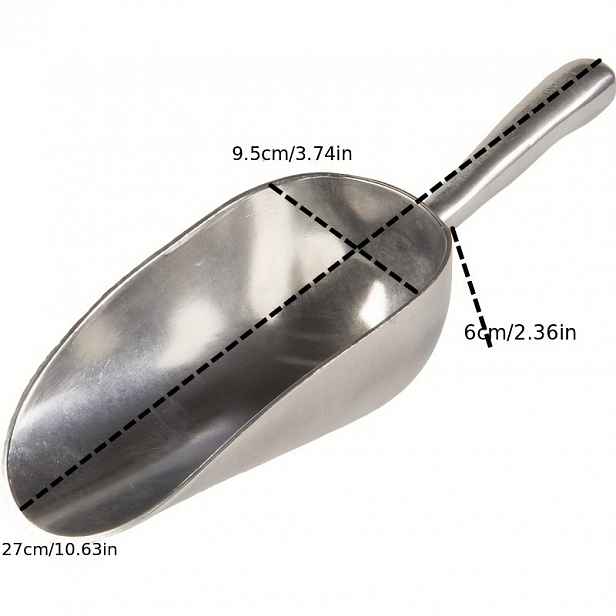 TEMU Lopatka na led 12 oz, lopatka na odpadky, lopatka na zboží, lopatka na cukroví, lopatka na koření