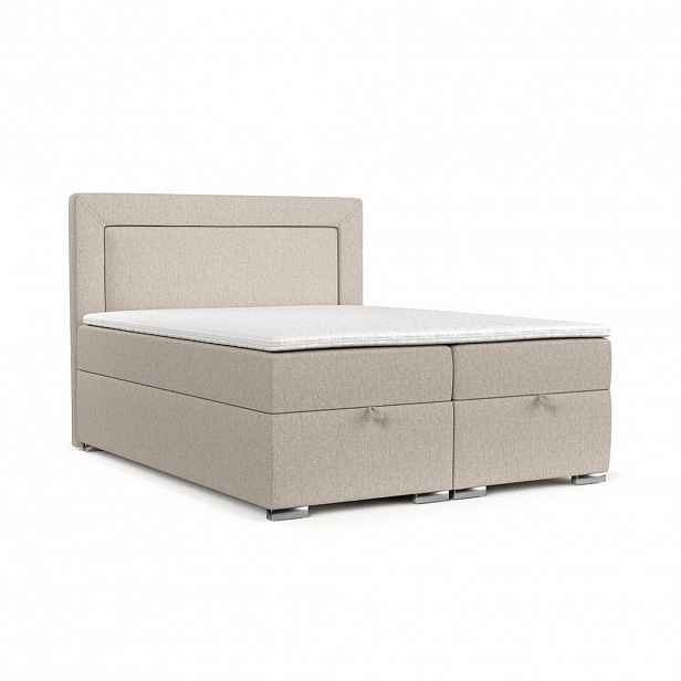 AltaBeds POSTEL BOXSPRING LONTANO 120/200 cm Světle béžová