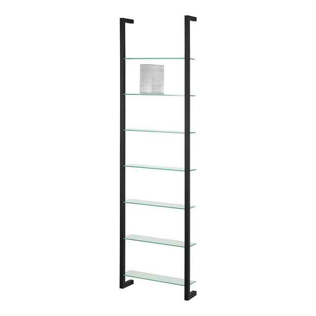 Černá patrová kovová police 46 cm Cubic – Spinder Design