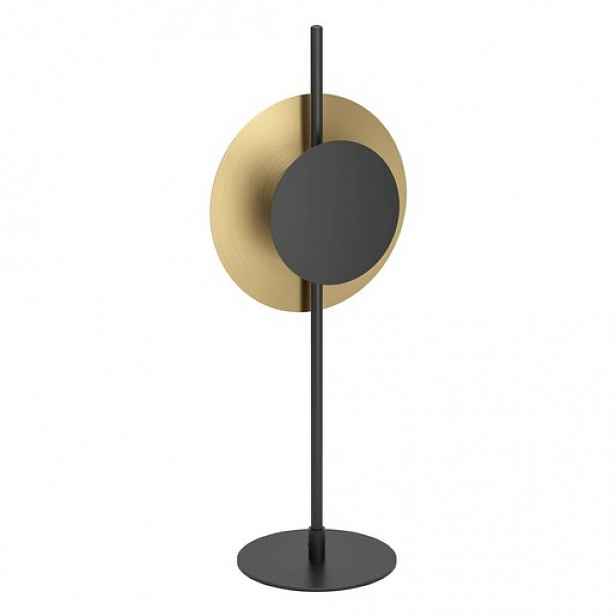 Eglo TOCINA stojací lampa černá, kartáčovaná mosaz ocel 900989