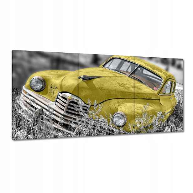 Obrazy 120x60 Žlutý oldtimer