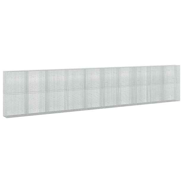 vidaXL Gabion s drátem 5 mm a síťkou 5x5 cm 1000x50x200 cm