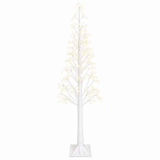 vidaXL Vánoční strom starburst Bílá 180 cm Plast 432 LED