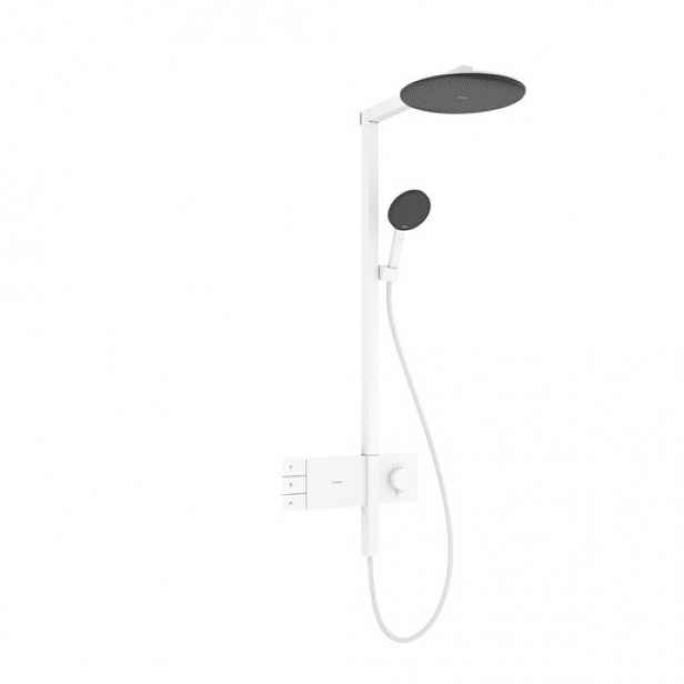 Sprchový systém Hansgrohe Raindance Alive S s termostatickou baterií matná bílá 24595700