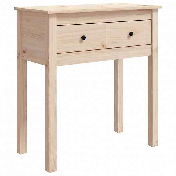 vidaXL Konzolový stolek 70 x 35 x 75 cm masivní borové dřevo