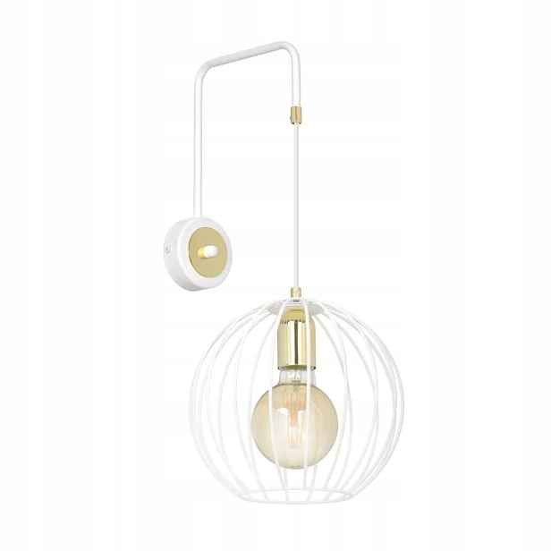 Nástěnná lampa Albio bílá 1-bodová 145/K1
