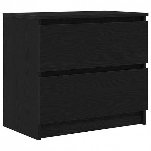 vidaXL TV skříňka černá 60x35x54 cm kompozitní dřevo