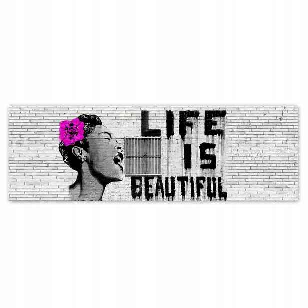 Plakáty 200x66 Banksy Life jsou krásné